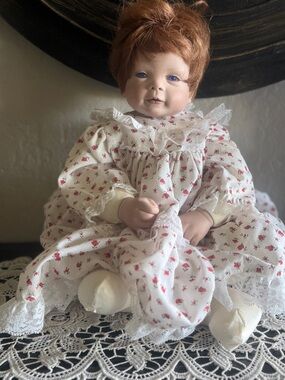Heavy weighted soft body Porcelain hands and face Baby Doll